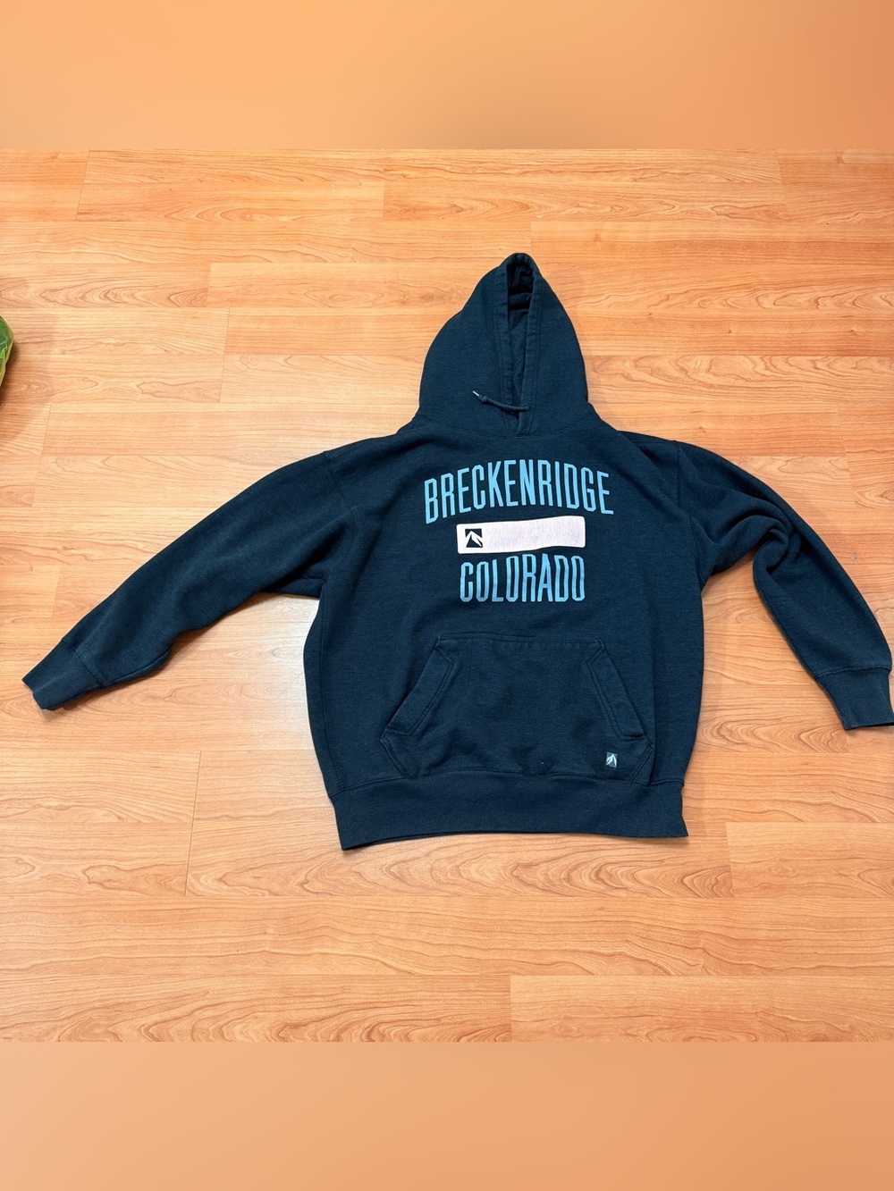 Vtg Outfitter Trading Co Breckenridge Gray Pink Hoodie Sweatshirt Pullover Sz L